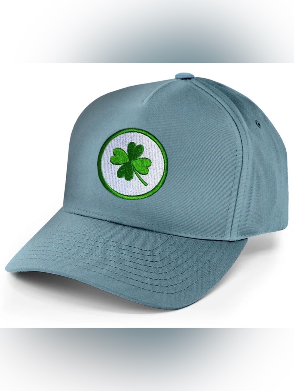 NWT Tipsy Elves Unisex Blue Baseball Cap Green Clover St Patrick’s Day